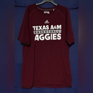 Mens Adidas Texas A&M basketball shirt size XL